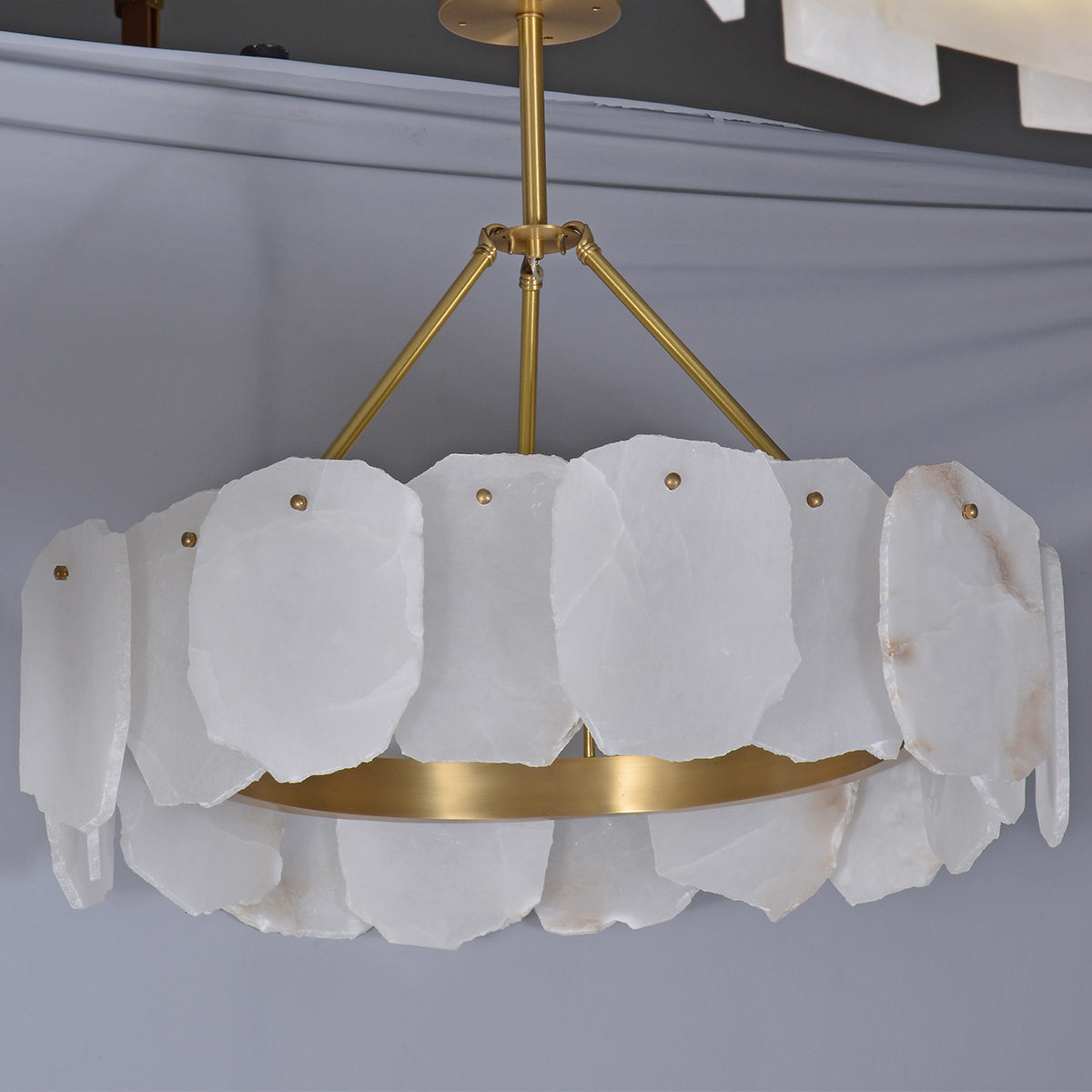 High-End Alabaster Chandelier For Kitchen