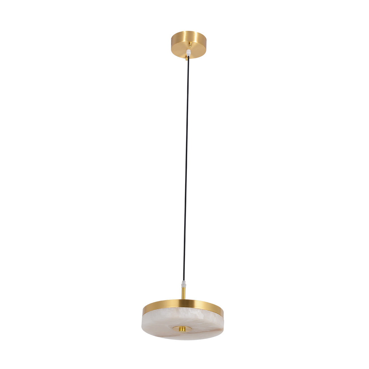 Snowflake gypsum metal Pendant Light
