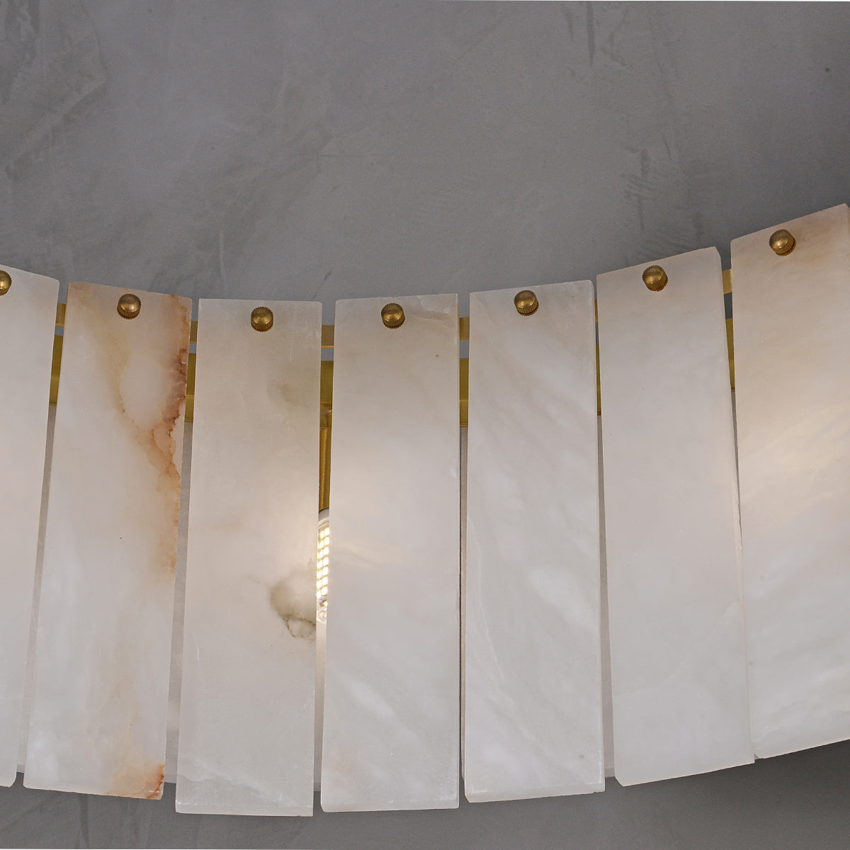Modern White Round Chandelier