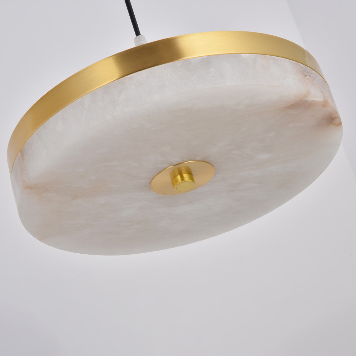 Snowflake gypsum metal Pendant Light