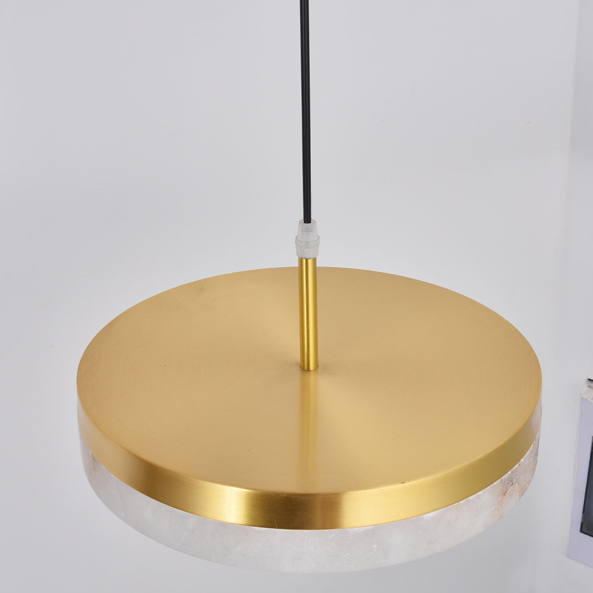 Snowflake gypsum metal Pendant Light