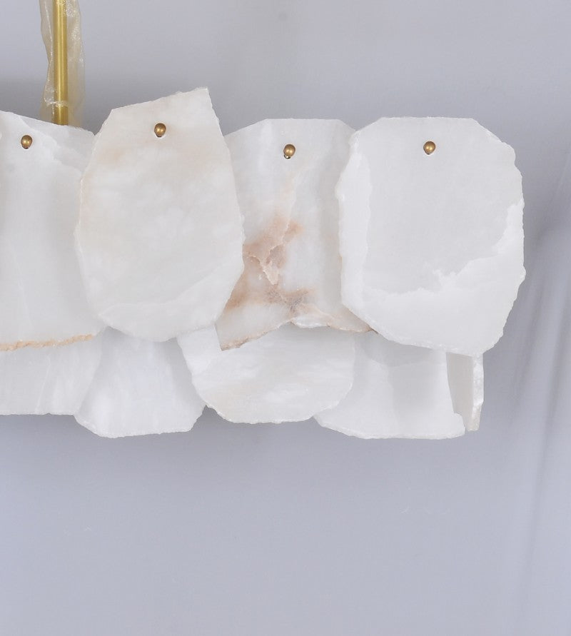 Upscle Alabaster Chandelier For Dinning Room