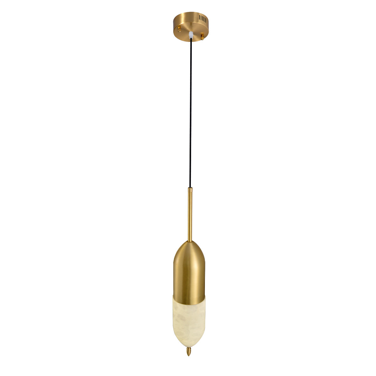 Alabaster Orb Pendant Light