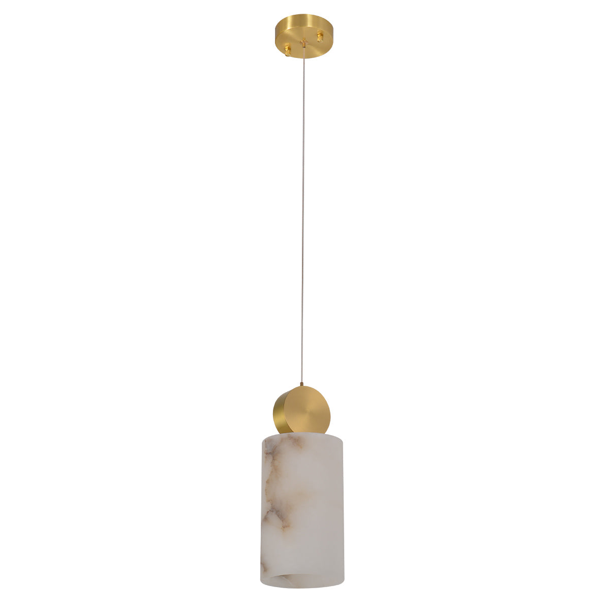 Modern Marble Round Pendant Light