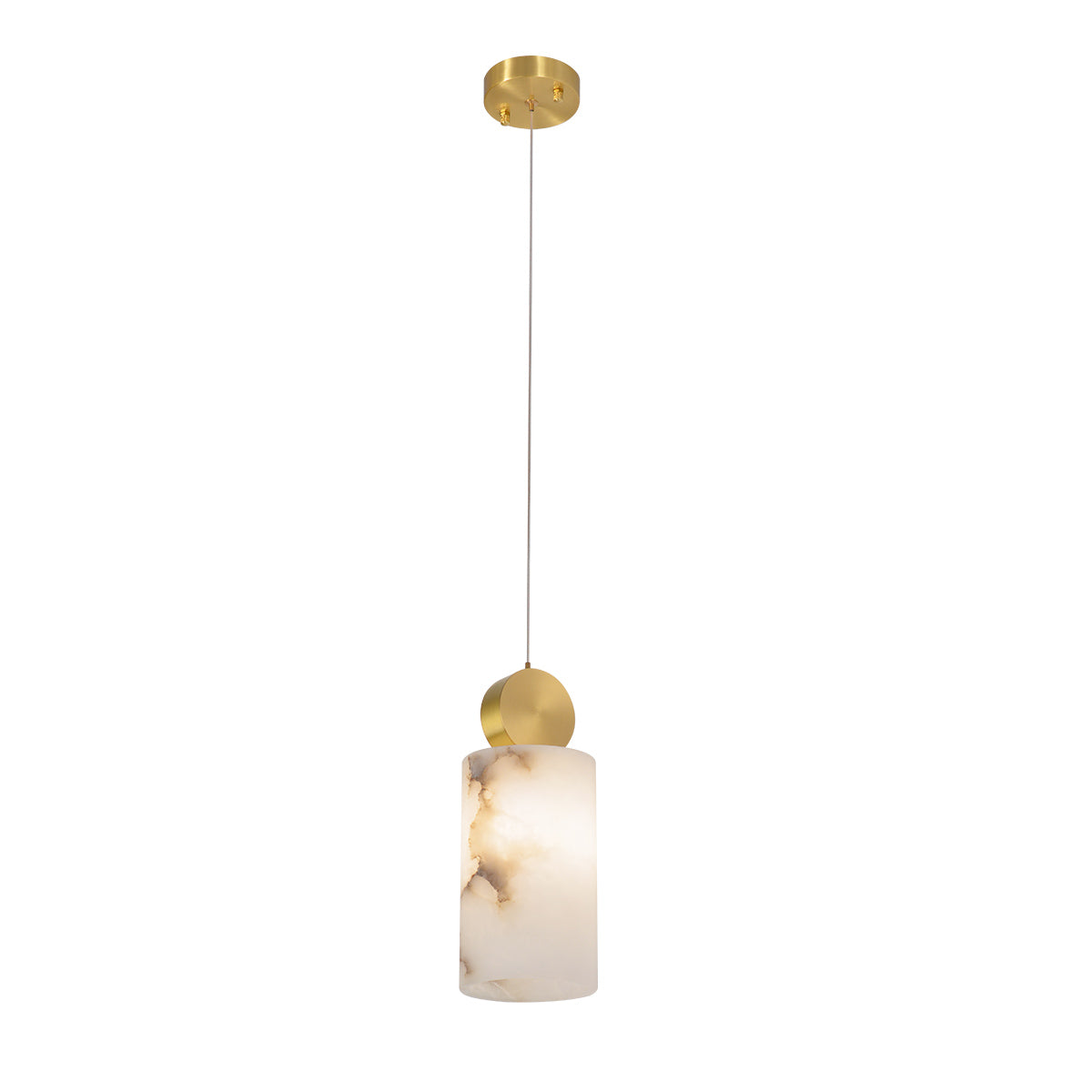 Modern Marble Round Pendant Light