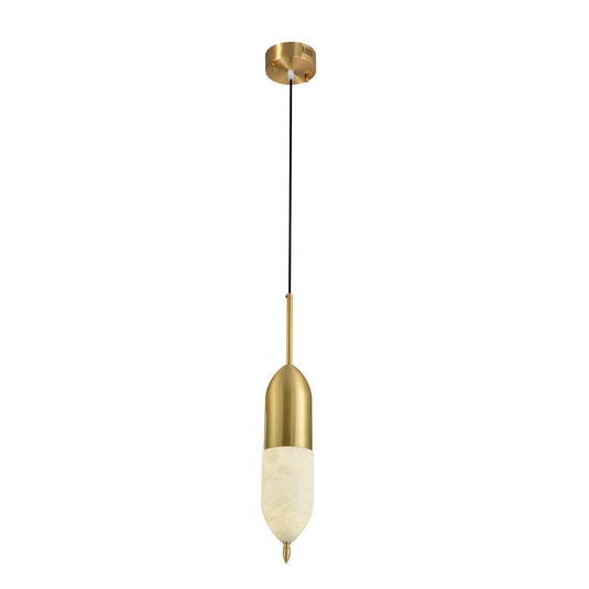 Alabaster Orb Pendant Light