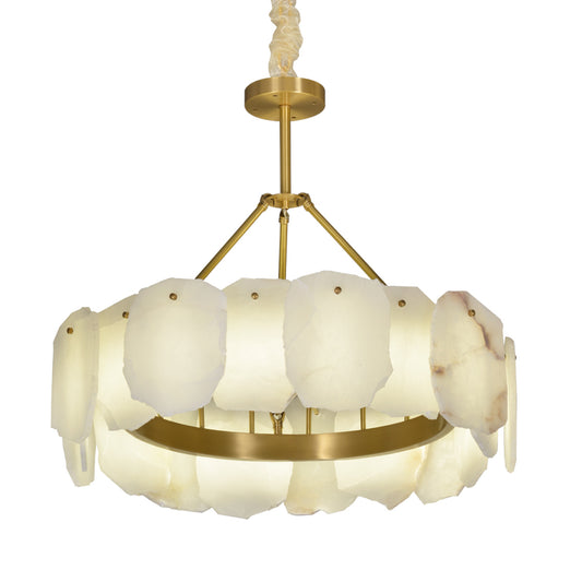 High-End Alabaster Chandelier
